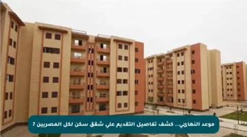 موعد النهائي.. كشف تفاصيل التقديم على شقق سكن لكل المصريين 7